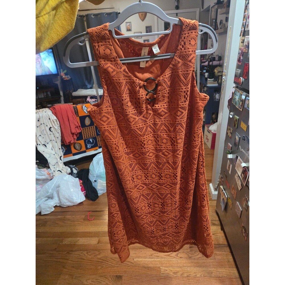 70s style knee length dress